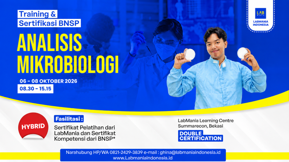 Analisis Mikrobiologi Berbasis Kompetensi (06 - 08 Oktober 2026)