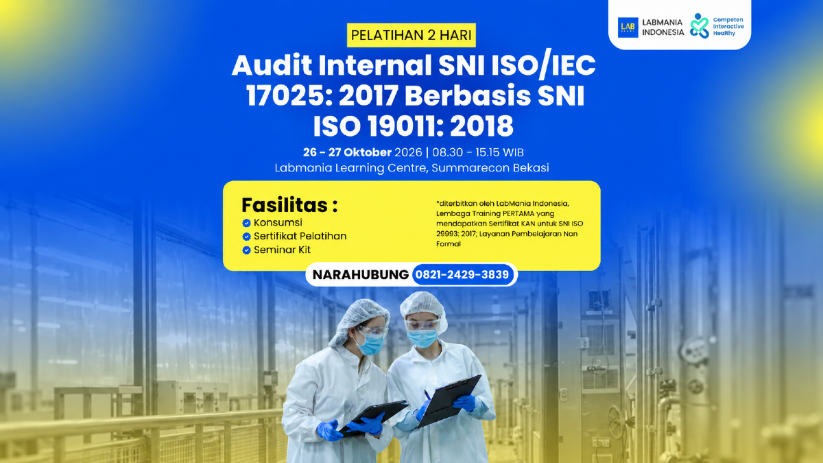 Workshop Audit Internal Berbasis ISO 19011:2026 (26-27 Oktober 2026)