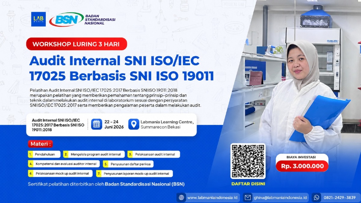 Audit Internal SNI ISO/IEC 17025 Berbasis SNI ISO 19011