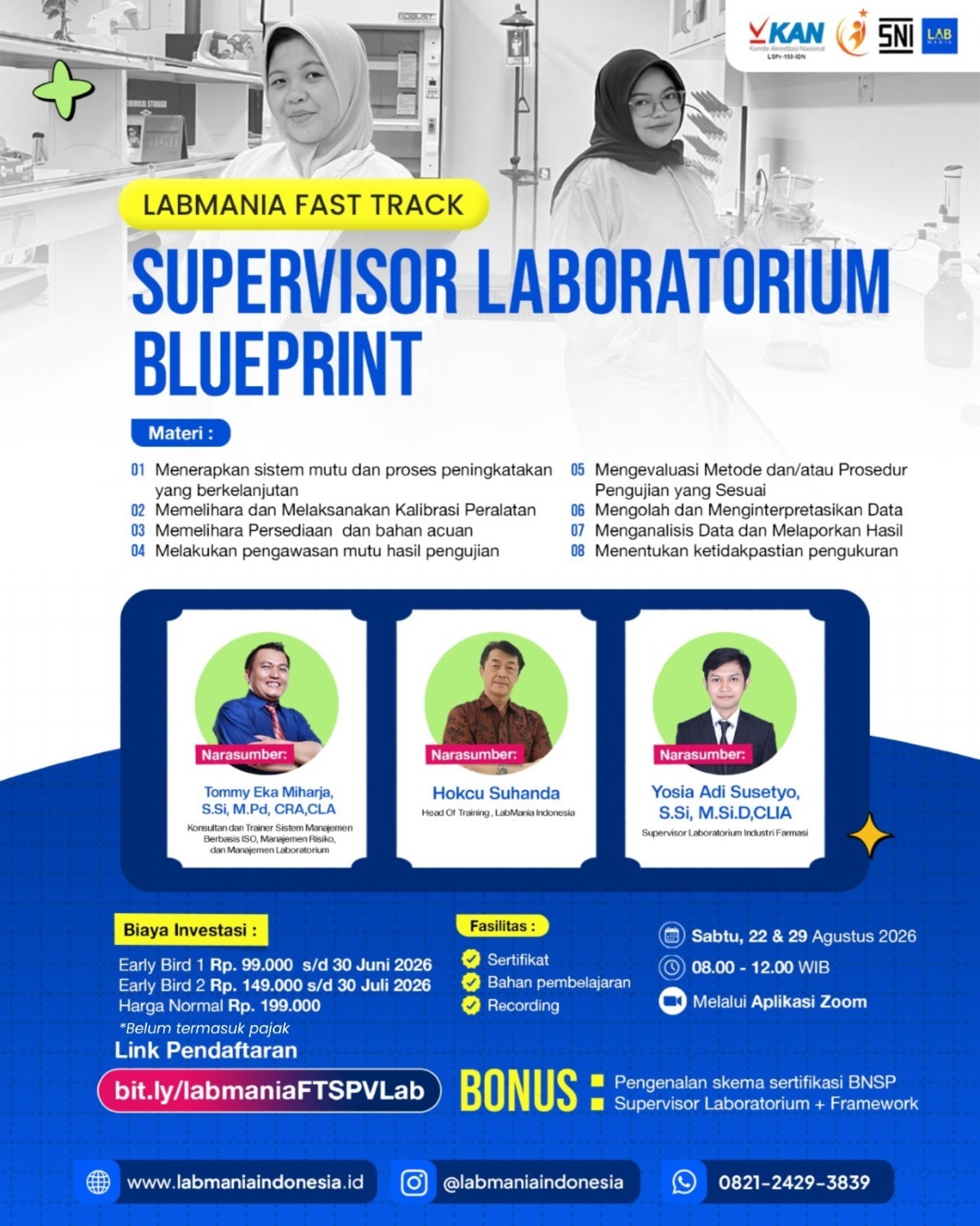 FAST TRACK : SUPERVISOR LABORATORIUM BLUEPRINT