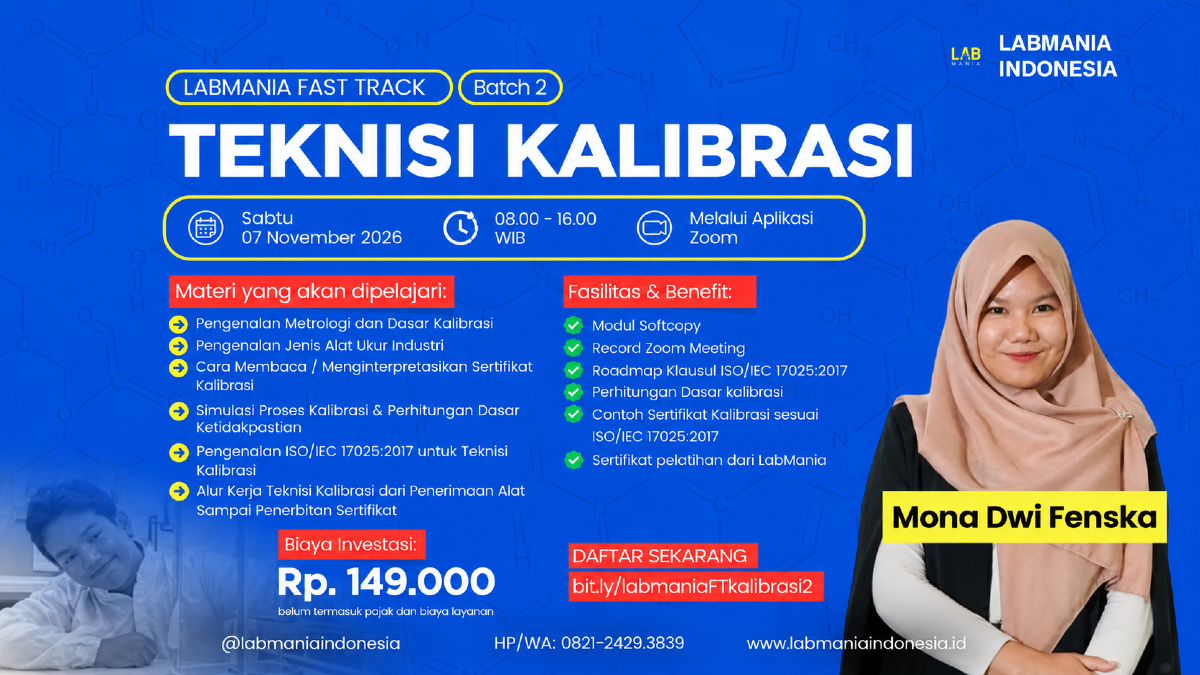 Fast Track: Teknisi Kalibrasi Batch II