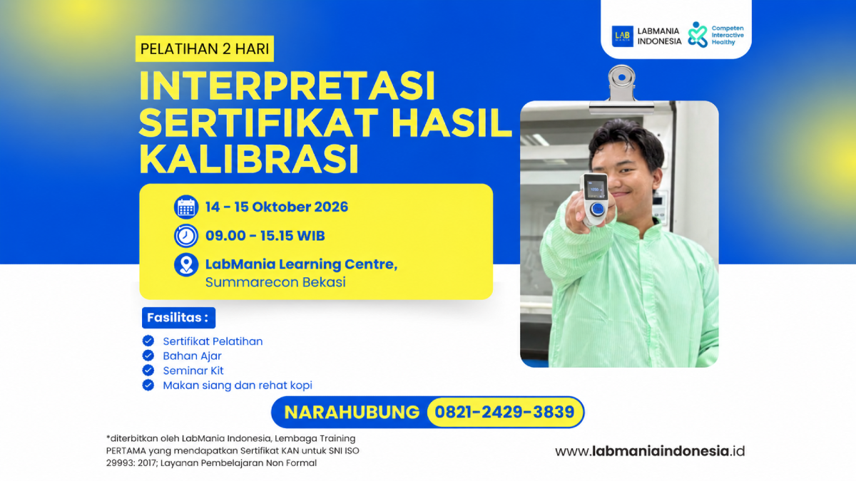 Interpretasi Sertifikat Hasil Kalibrasi (14 - 15 Okt 2026)