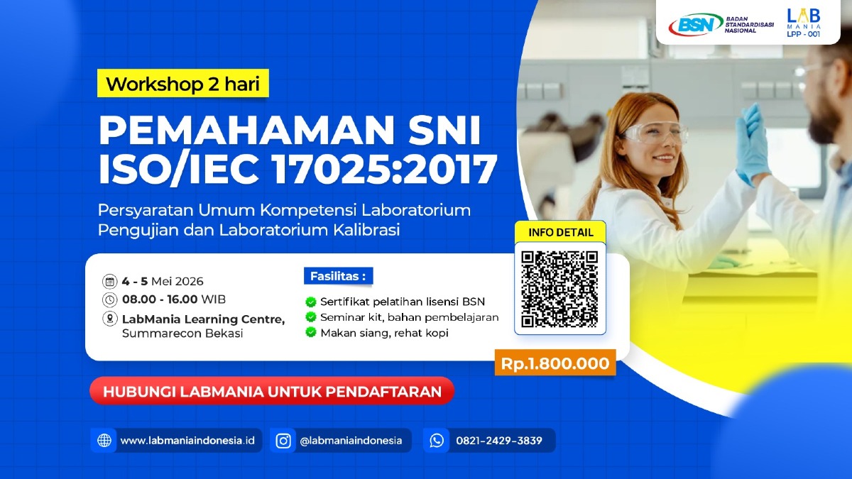 Pemahaman SNI ISO/IEC 17025:2017