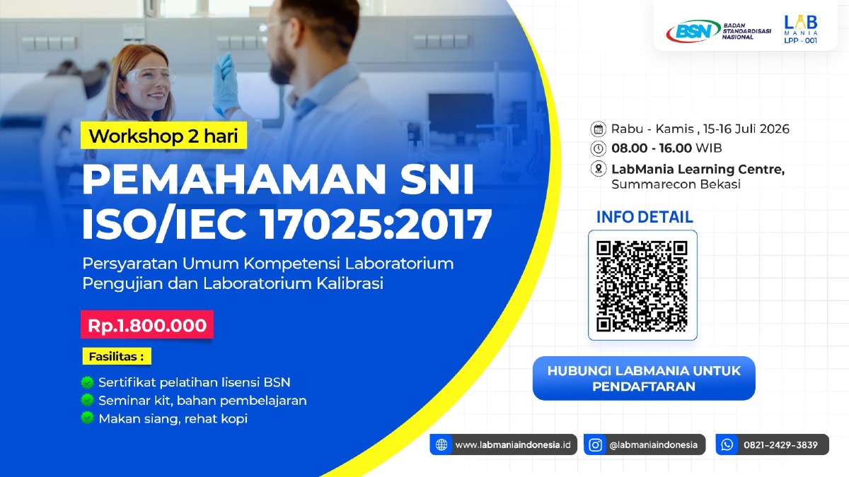 Pemahaman SNI ISO/IEC 17025:2017