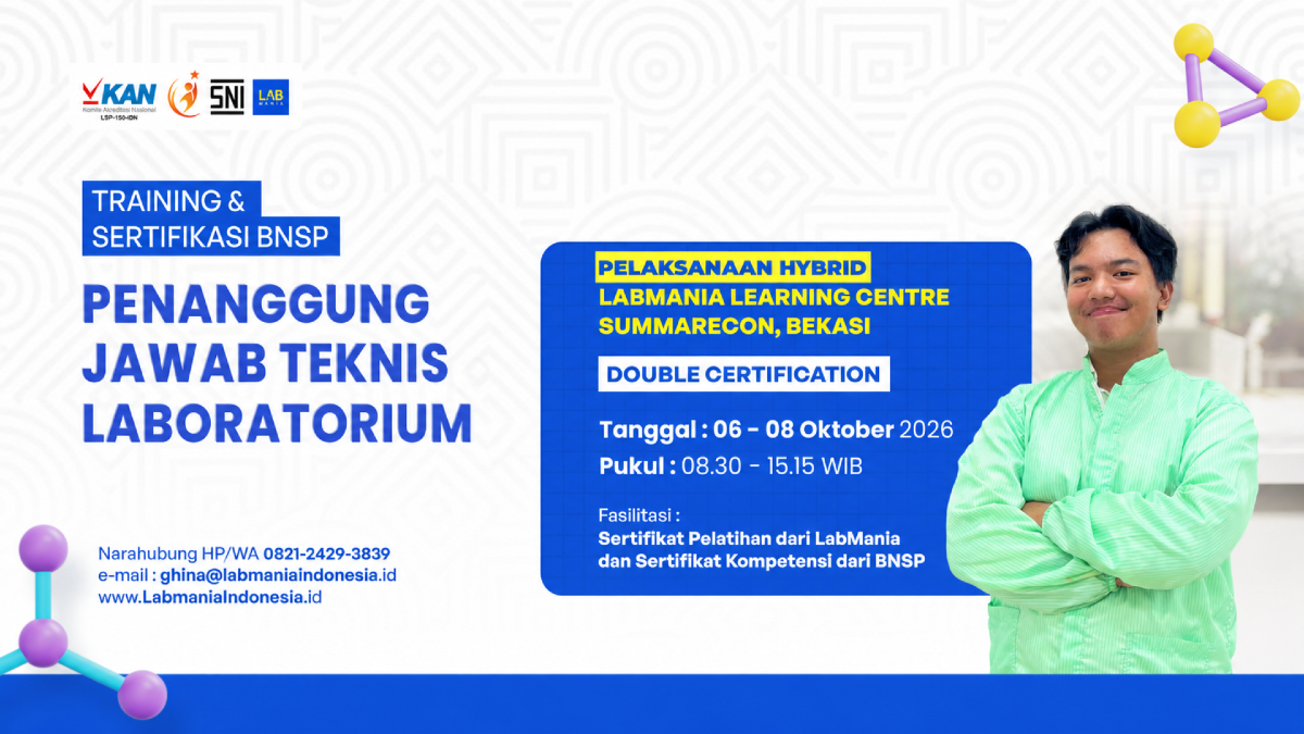Penanggung Jawab Teknis Laboratorium Berbasis Kompetensi (06 - 08 Okt 2026)