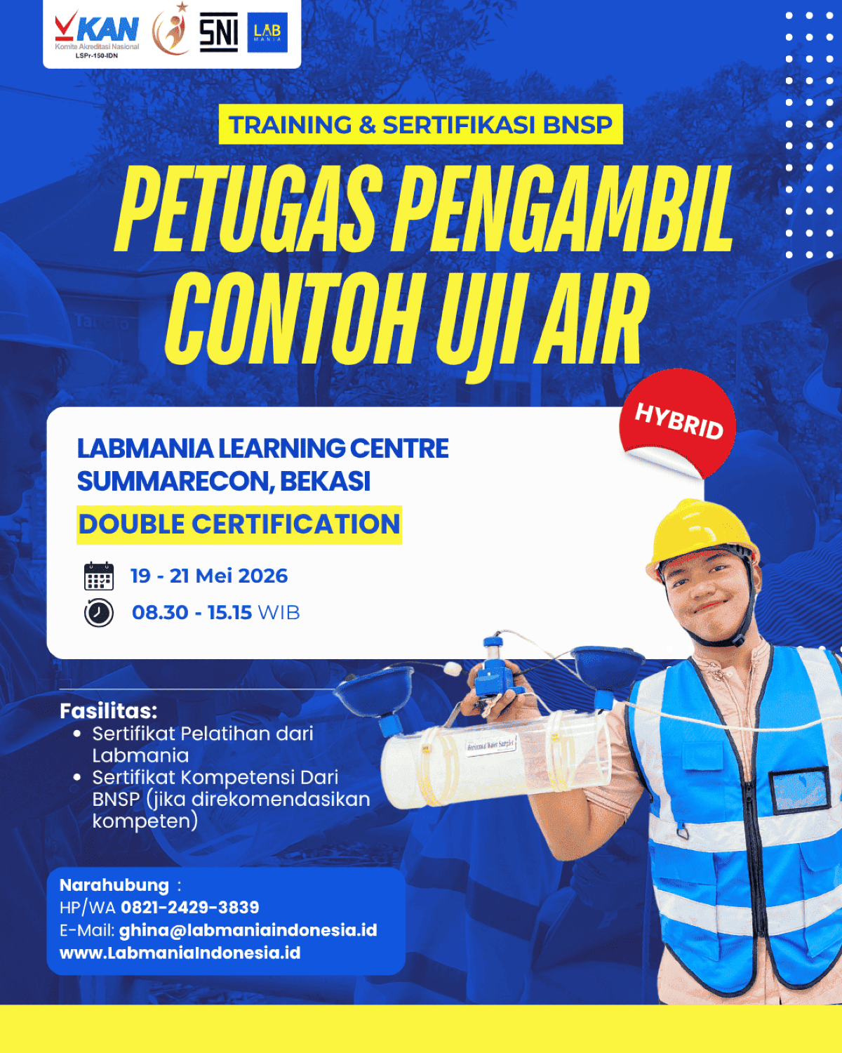 Petugas Pengambil Contoh Uji Air