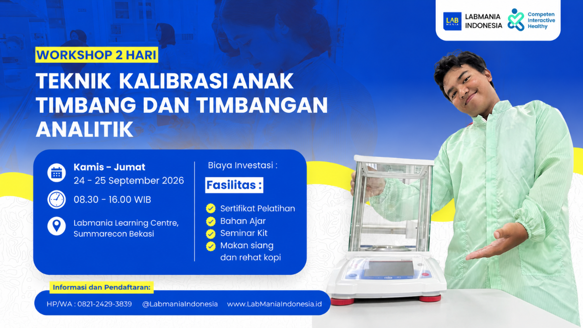 Teknik Kalibrasi Anak Timbang Dan Timbangan Analitik