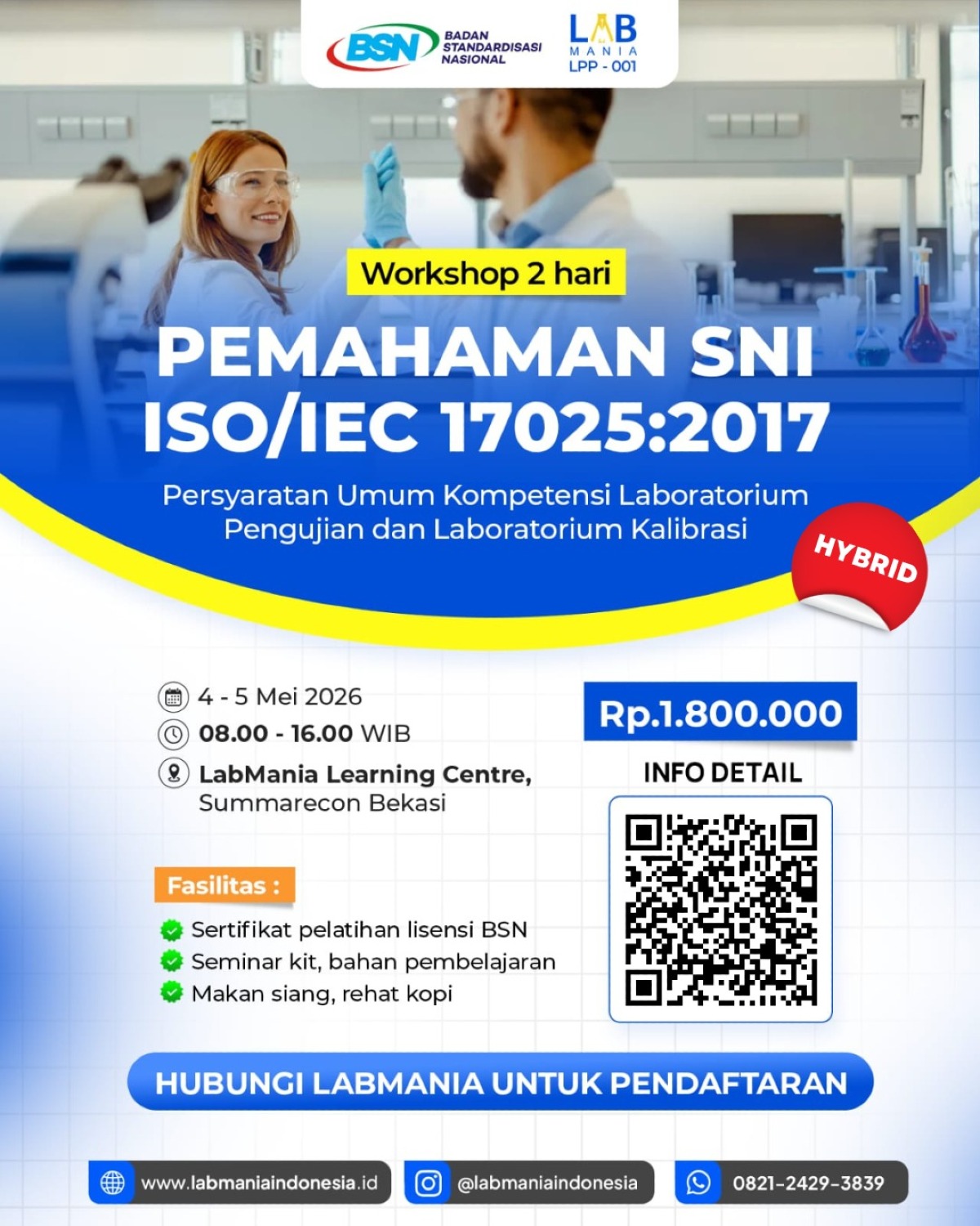 (testing) Pemahaman SNI ISO/IEC 17025:2017