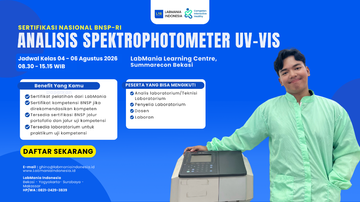Training Analisis Spektrofotometer UV-Vis