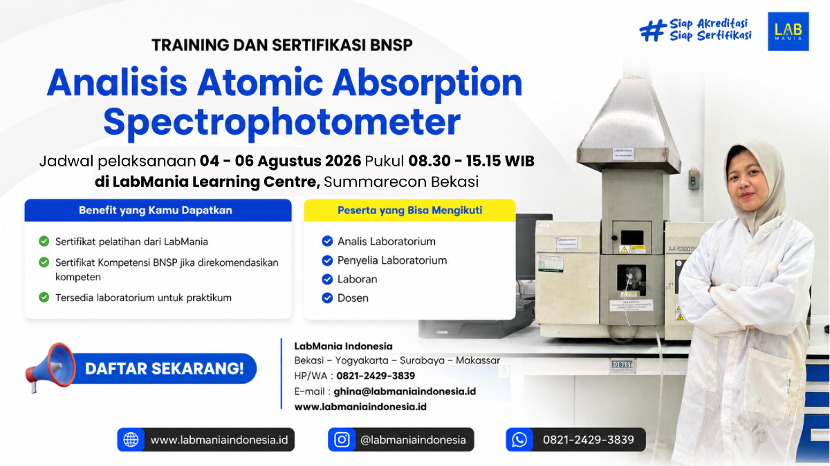 Training dan Sertifikasi Analisis AAS