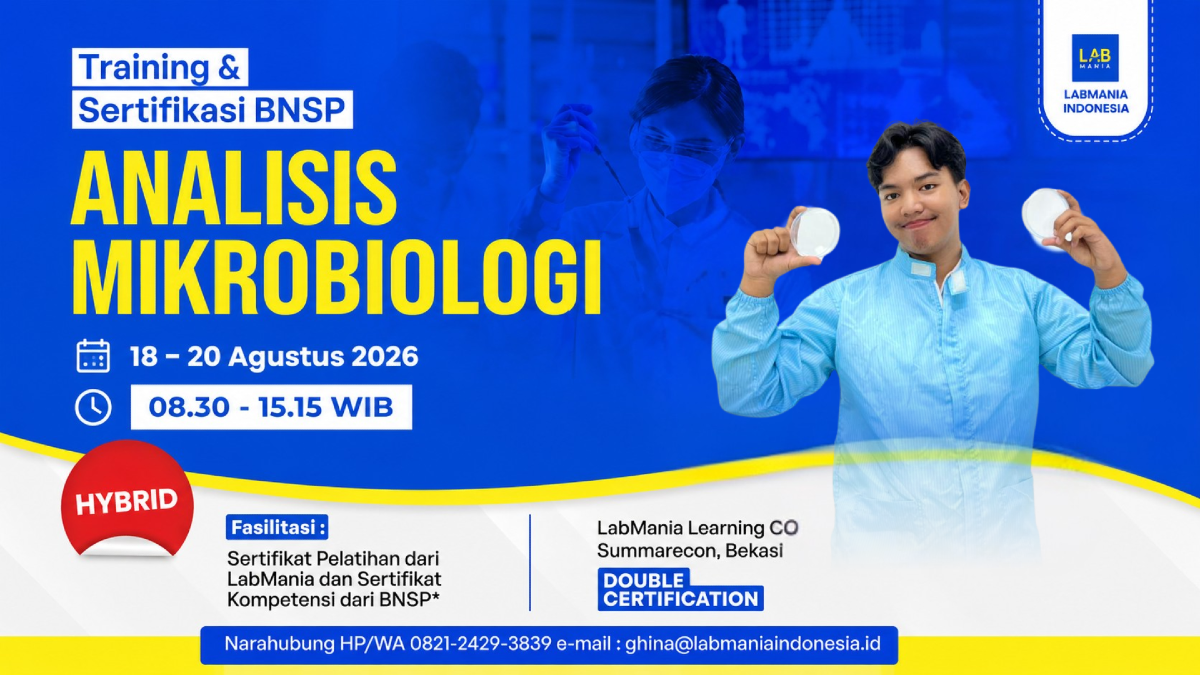 Training dan Sertifikasi BNSP Analisis Mikrobiologi