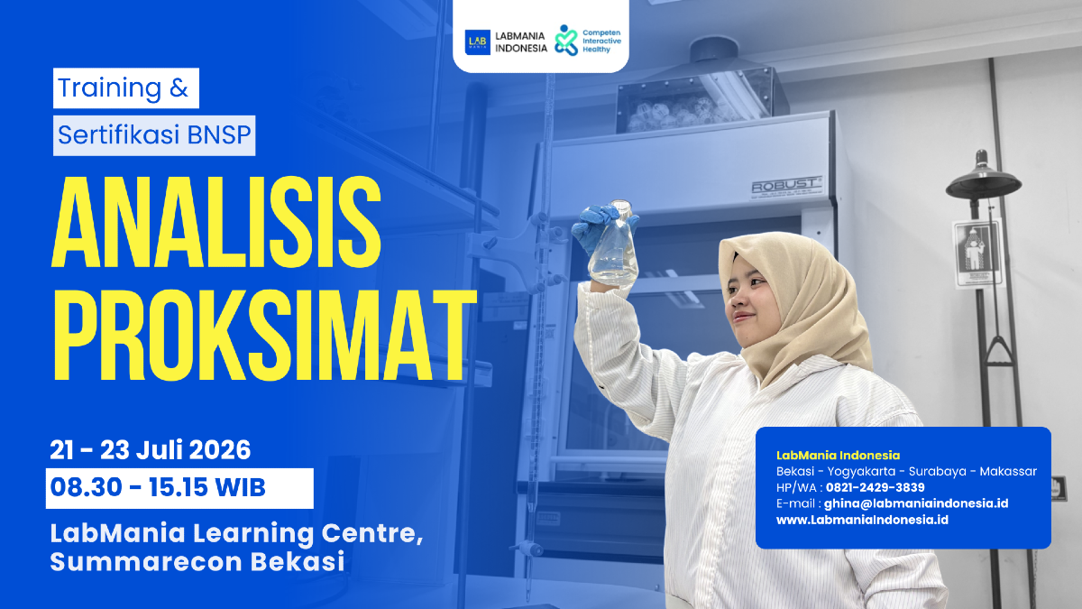 Training dan Sertifikasi BNSP Analisis Proksimat