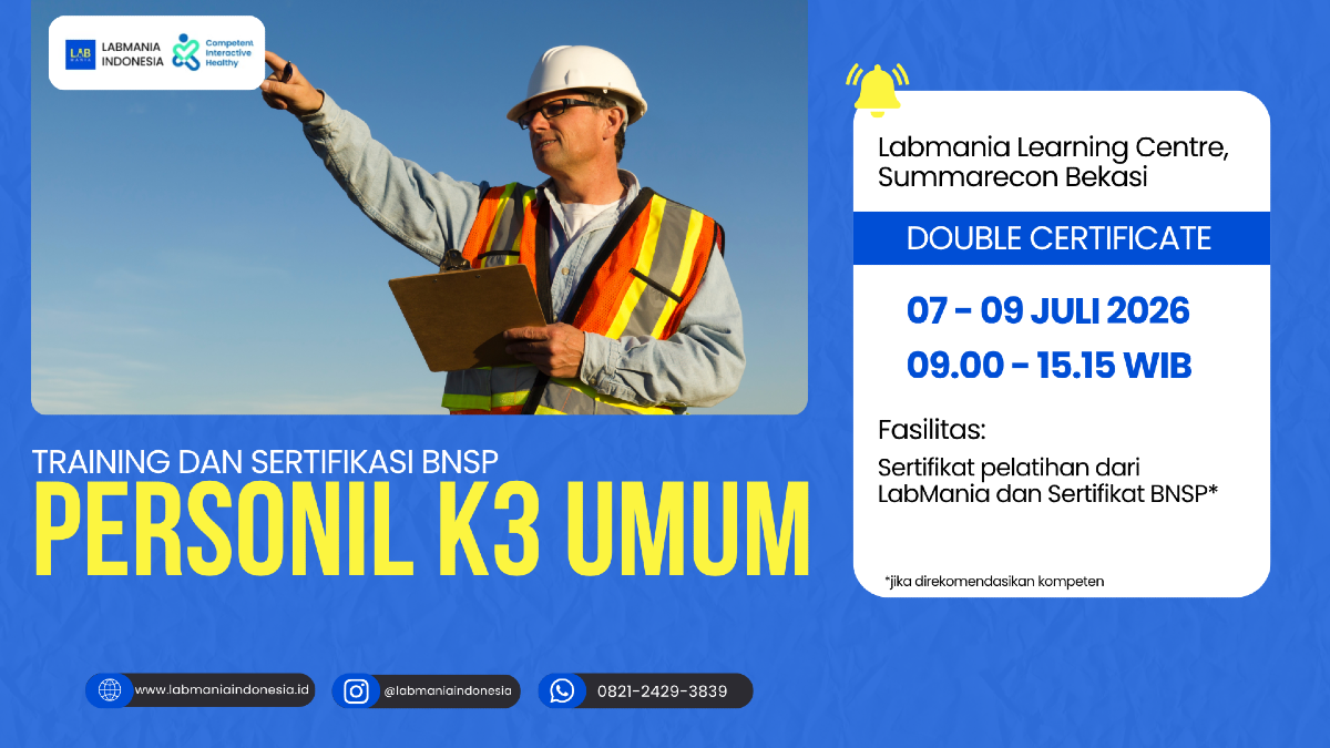 Training dan Sertifikasi Personil K3 Umum