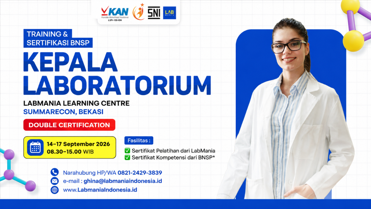 Training & Sertifikasi BNSP Kepala Laboratorium
