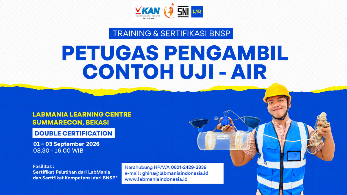 Training & Sertifikasi BNSP Petugas Pengambil Contoh Uji AIr