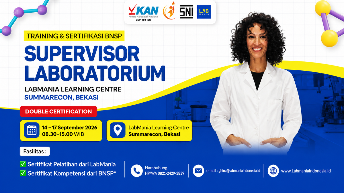 Training & Sertifikasi BNSP Supervisor Laboratorium