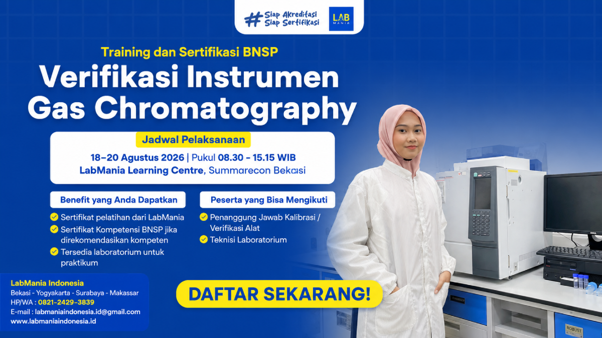Training & Sertifikasi Verifikasi Instrumen GC