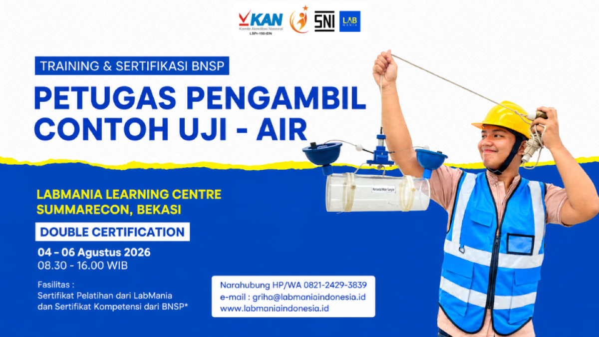 Workshop Berbasis Kompetensi Petugas Pengambil Contoh Uji Air
